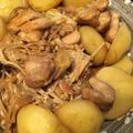 りんももたろう's cooksnap of when they made 黄金比！鶏ももとジャガイモの照り焼き丼！.