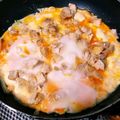 Ktouth's cooksnap of when they made 朝食にも♪キャベツ、ささみ、卵の洋風蒸し.