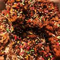 nanas☆★'s cooksnap of when they made 簡単　材料３つでざくざくチョコバー。.