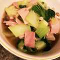 初めての育児生活's cooksnap of when they made 簡単！一品 チンゲン菜と蒟蒻の和風煮＊゜.