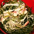 葛の羽's cooksnap of when they made 調味料2つ！細切り昆布のカニカマサラダ.