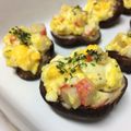 レモンちゃん♡'s cooksnap of when they made 超簡単！椎茸のカニカマとコーンマヨ焼き.
