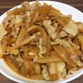 みょんこ☆'s cooksnap of when they made 大根と豚肉のピリ甘辛炒め♪.