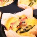 ゆきゆき茶's cooksnap of when they made ミニキッシュ。冷凍パイ生地シートで簡単☆.