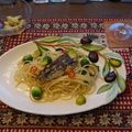 melmarilyn's cooksnap of when they made 芽キャベツとオイルサーディンのパスタ.