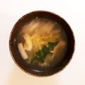 クックL8U9HI☆'s cooksnap of when they made 白菜と油あげの味噌汁.