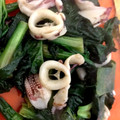まもくるりん's cooksnap of when they made イカとほうれん草の醤油麹バター炒め♪.