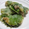 ちばたま's cooksnap of when they made 大葉のはさみ天ぷら♡.