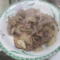 kotohime00's cooksnap of when they made 牛肉とシイタケの甘辛醤油炒め.