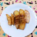 ﾁｲﾁｬﾝﾏﾏ's cooksnap of when they made りんごのバター焼き♡.