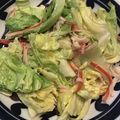 花花里's cooksnap of when they made レンジで簡単☆ネギ塩キャベツ。.