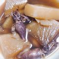 231なっち's cooksnap of when they made 大根とホタルイカの煮物.