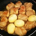 うさかめチャン's cooksnap of when they made 豆腐でかさ増し！豚ばら薄切り味噌角煮の味.