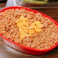 はるぴったん's cooksnap of when they made 三色鶏そぼろ丼～味付け濃い目、甘さ控え目.