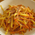 海ホタル's cooksnap of when they made ★簡単！さつまいも＆にんじんのきんぴら★.