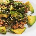 あたりめっこ's cooksnap of when they made 柚子香るアボカド納豆丼.