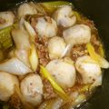 かたのさくら's cooksnap of when they made 里芋（小芋？）、豚バラ、長ネギの炒め煮.