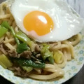 猫まんま☆'s cooksnap of when they made ♡関東方式すき焼きの残りで焼きうどん♡.