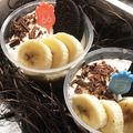 Maruひとみ's cooksnap of when they made 【簡単！材料4つ】チョコバナナプリン.