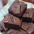 ペコペコぐうぐう's cooksnap of when they made バレンタインの簡単チョコレートブラウニー.