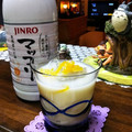 hiromi56's cooksnap of when they made ゆずの砂糖漬けで♪ゆずまっこり♪.
