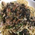 大阪のちゃーちゃん's cooksnap of when they made 塩焼き鯖でパスタ.