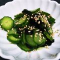 チョコ♪ミント's cooksnap of when they made ♡ きゅうりとわかめの酢の物 ♡.