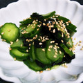 チョコ♪ミント's cooksnap of when they made ♡ きゅうりとわかめの酢の物 ♡.