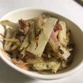 usekko's cooksnap of when they made 長芋ベーコンごぼうのバター炒め.