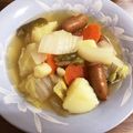 MEGU☆M's cooksnap of when they made 白菜で♡あったかポトフ.