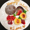 Rika☆Rin's cooksnap of when they made オシャレなバレンタイン♪チョコドーム①.