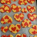 sakuhiママ's cooksnap of when they made バレンタインに♪キュートなハートクッキー.