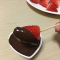 えりにゃん725's cooksnap of when they made バレンタイン♡チョコレートフォンデュ♡.