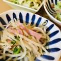 LimeLunch's cooksnap of when they made もやしとハムのブラックペッパー炒め.