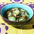 kururin18's cooksnap of when they made ひと手間だけ☆きゅうりともずくの酢の物.