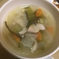 やんしゅ's cooksnap of when they made 塩昆布の風味♪青梗菜とベーコンのスープ.