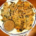 tarokichi6's cooksnap of when they made ニラとキムチのチーズチヂミ.