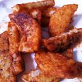 ☆ピノキオ☆'s cooksnap of when they made 揚げ焼き長芋のコチュジャン和え.