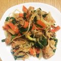 ★ブラックキティ★'s cooksnap of when they made ニラいっぱい★豚コマで韓国風野菜炒め.