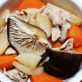 クックY08S17☆'s cooksnap of when they made 豚と大根としいたけと人参の煮物.