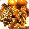 きりちゃん大好きママ's cooksnap of when they made 鶏手羽元のさっぱり黒酢煮.