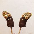Hanachan13's cooksnap of when they made 簡単可愛いおやつ♡チョコバナナくん.