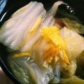 ふぁんたにゃん's cooksnap of when they made 白菜のおでん汁煮（柚子風味）.