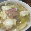 三つ星母ちゃん's cooksnap of when they made 白菜と豆腐の中華丼.