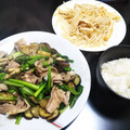aik22o's cooksnap of when they made 簡単・本格！豚バラと茄子の野菜炒め.