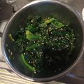 たっきー☆★'s cooksnap of when they made レンジで簡単！ほうれん草のナムル.