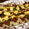 銀座のパパさん's cooksnap of when they made グリルで簡単おかず☆ちくわ納豆チーズ焼き.