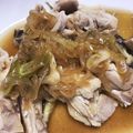Myisuke's cooksnap of when they made よだれ鶏風♪鶏モモ肉とナスの蒸し物.