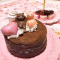 koris_chan's cooksnap of when they made 大人の♡濃厚生チョコケーキ.