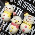 Ｋotonosuke's cooksnap of when they made クリスマスに☆雪だるまケーキポップ。.